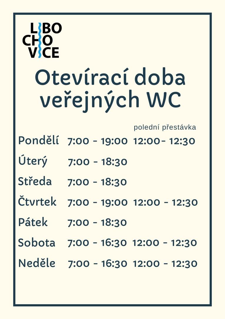 Otevírací doba letní